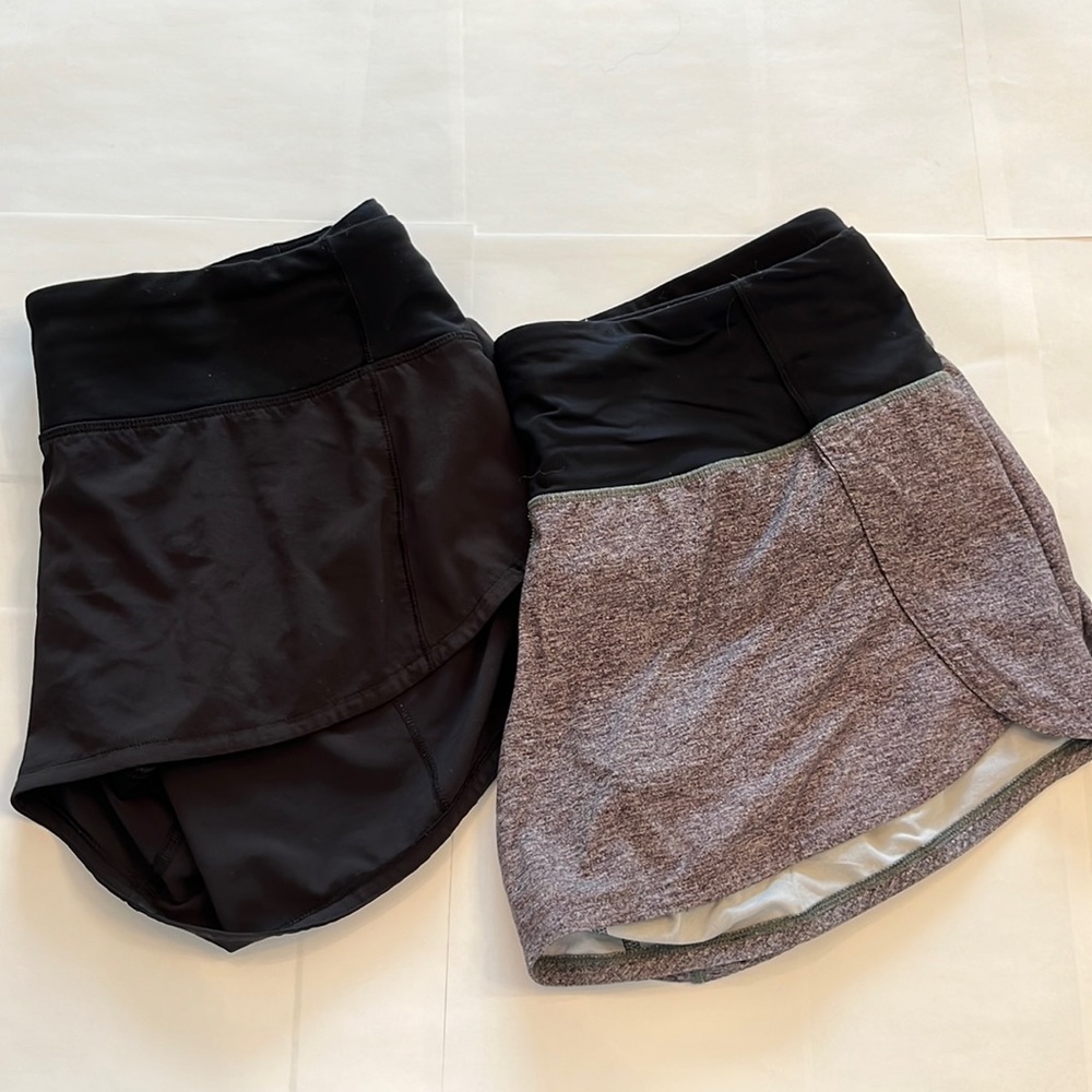 LULU LEMON SPEED UP SHORTS BUNDLE!!